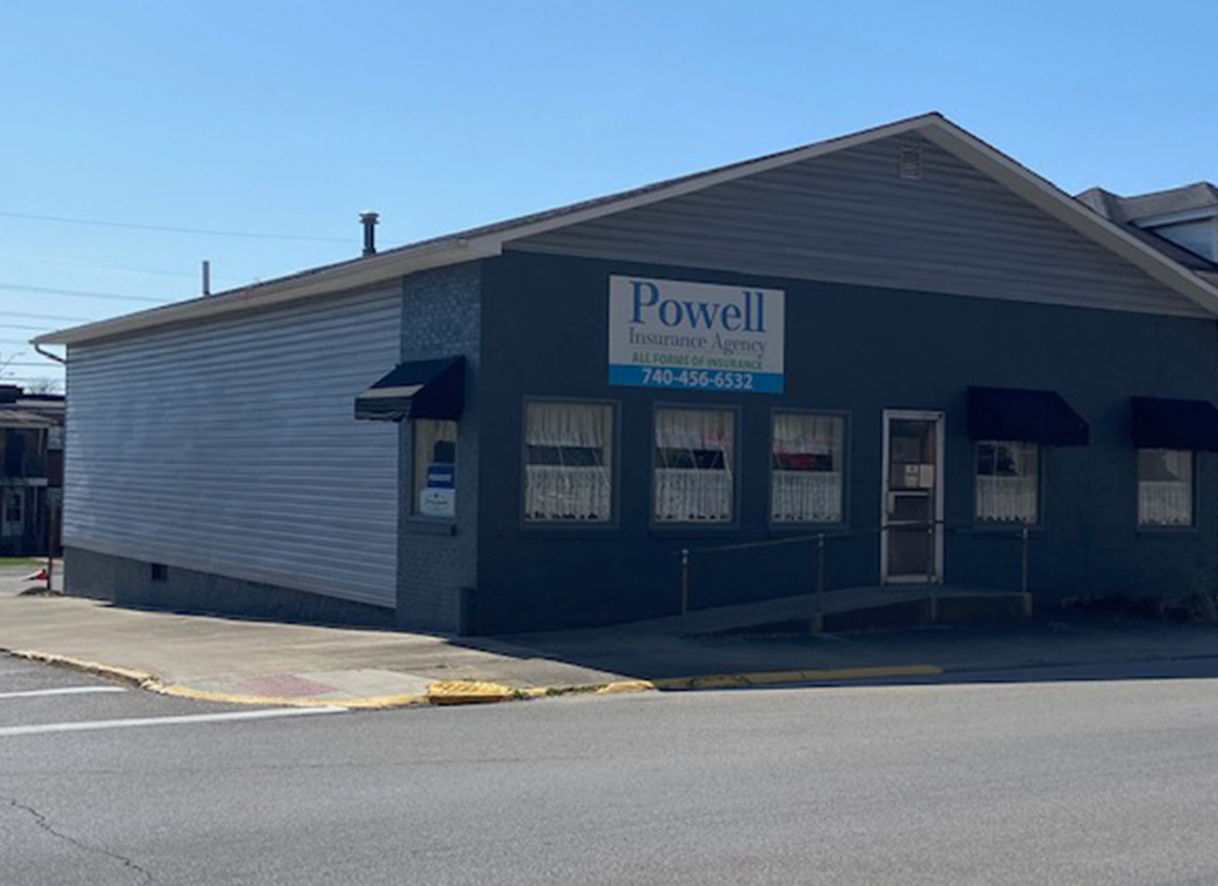 New Boston, OH - Exterior View of the Herman Powell Insurance Agency, Inc Office Building